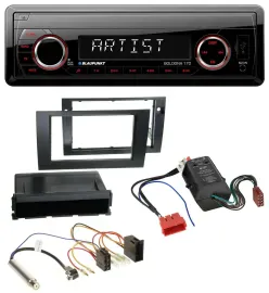 Blaupunkt SD USB 1DIN MP3 AUX Autoradio für Audi A4 B6 B7 00-08 Symphony Bose Ak