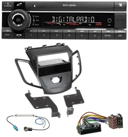 Автомагнитола для Ford Fiesta (2010–2017, JA8) Kienzle Bluetooth, MP3, USB, DAB, без дисплея
