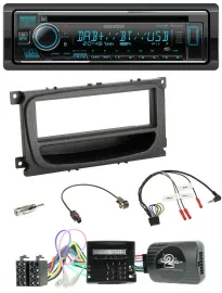 Kenwood Lenkrad Bluetooth DAB USB CD Autoradio für Ford Mondeo S-Max Can 07-14 s