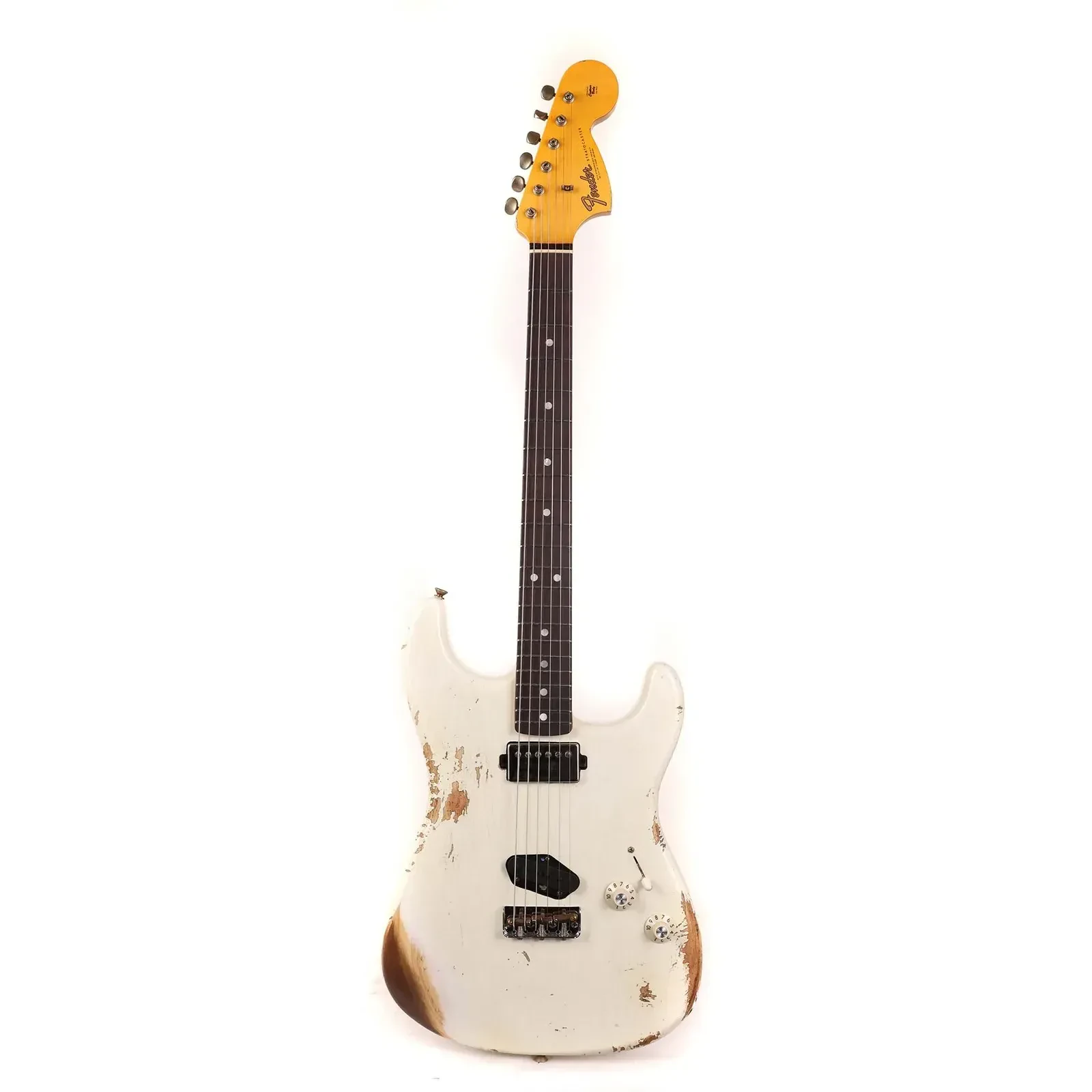 Электрогитара Fender Custom Shop Limited SH Stratocaster Heavy Relic Aged Olympic White