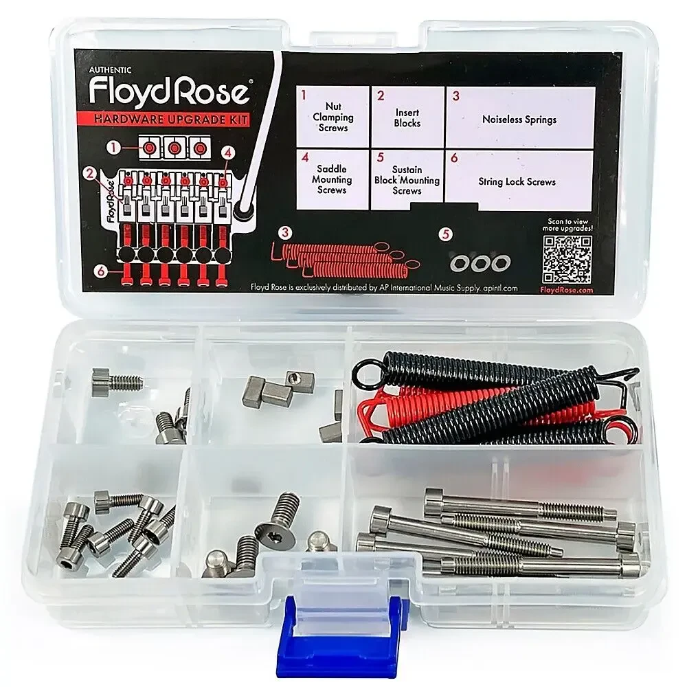 Набор фурнитуры для гитары Floyd Rose Titanium Hardware Upgrade Kit FRUK1-TI, титан