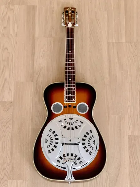 Резонаторная гитара Gallagher Single Cone Roundneck Resonator Acoustic Guitar Japan 1990s