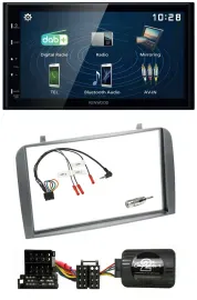 Автомагнитола для Alfa Romeo GT/147 (2000–2008) Kenwood 2 DIN, Bluetooth, USB, DAB