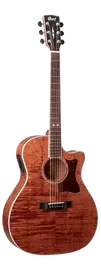 Электроакустическая гитара Cort GA5F-FMH Grand Auditorium Open Pore