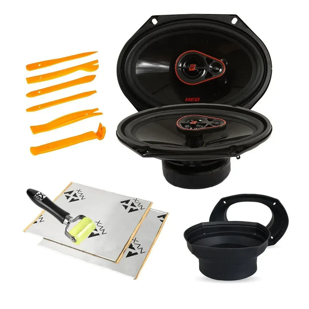 Автодинамики Cerwin-Vega H7683 6x8" Coaxial 120W (набор) с установочным комплектом NVX