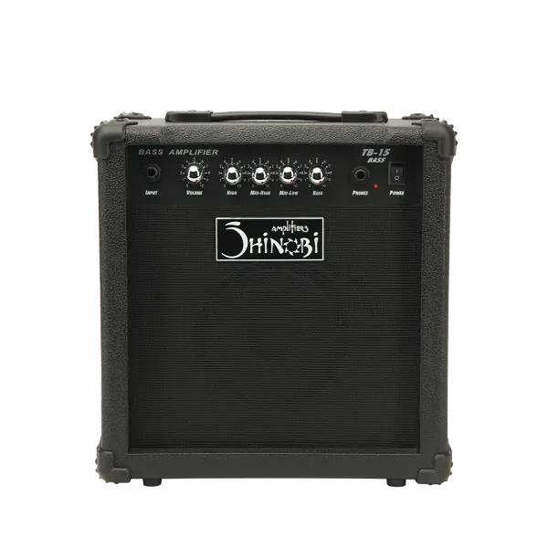 Комбоусилитель для бас-гитары Shinobi TB-15 Bass Black 15W 1x6.5