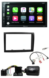 Pioneer DVD 2DIN Lenkrad DAB Bluetooth USB Autoradio für Citroen Jumper Peugeot