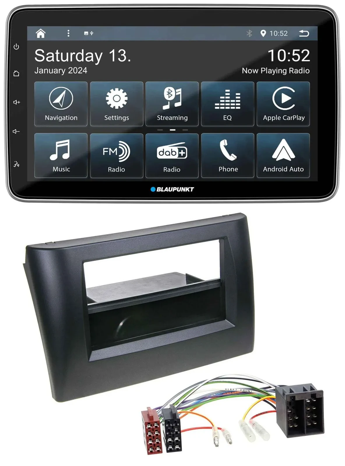 Blaupunkt USB DAB SD MP3 Bluetooth Autoradio für Fiat Stilo 192 01-08 Ablagefach