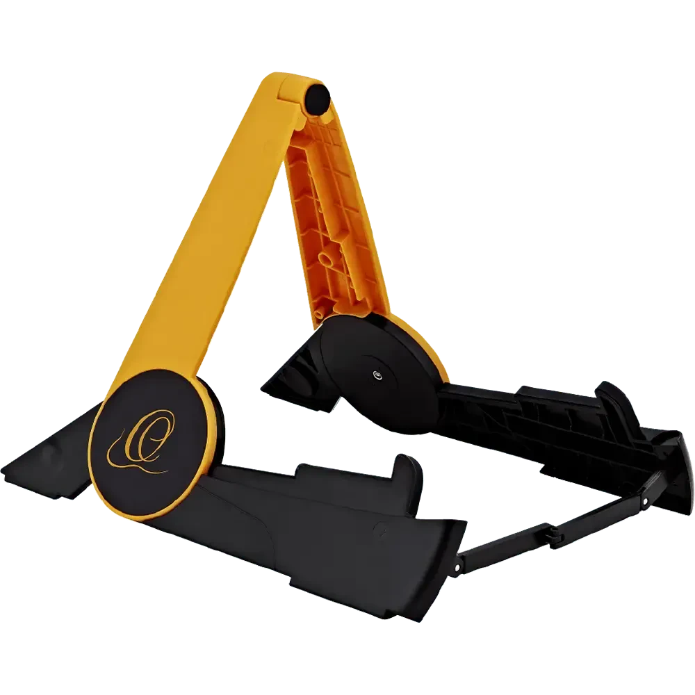 Стойка для гитары Ortega OPGS-1ORBK faltbarer Gitarrenständer Orange/Schwarz