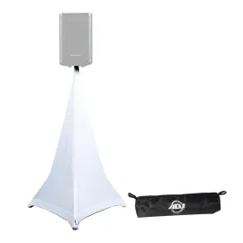 ADJ Event Stand Scrim 2W 5FT Double Sided White Speaker Stand Scrim