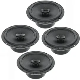 Hertz CX 165 280W RMS 6.5" 2-Way Coaxial Car Speakers (2 Pairs)