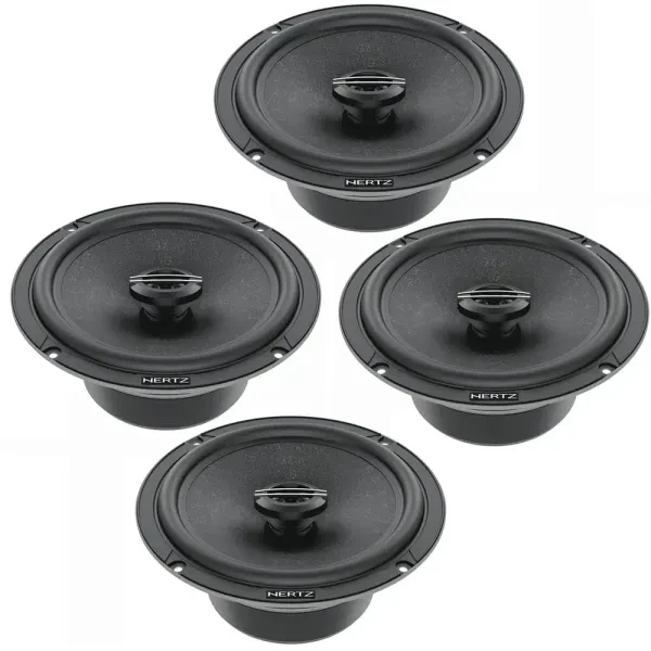 Hertz CX 165 280W RMS 6.5" 2-Way Coaxial Car Speakers (2 Pairs)