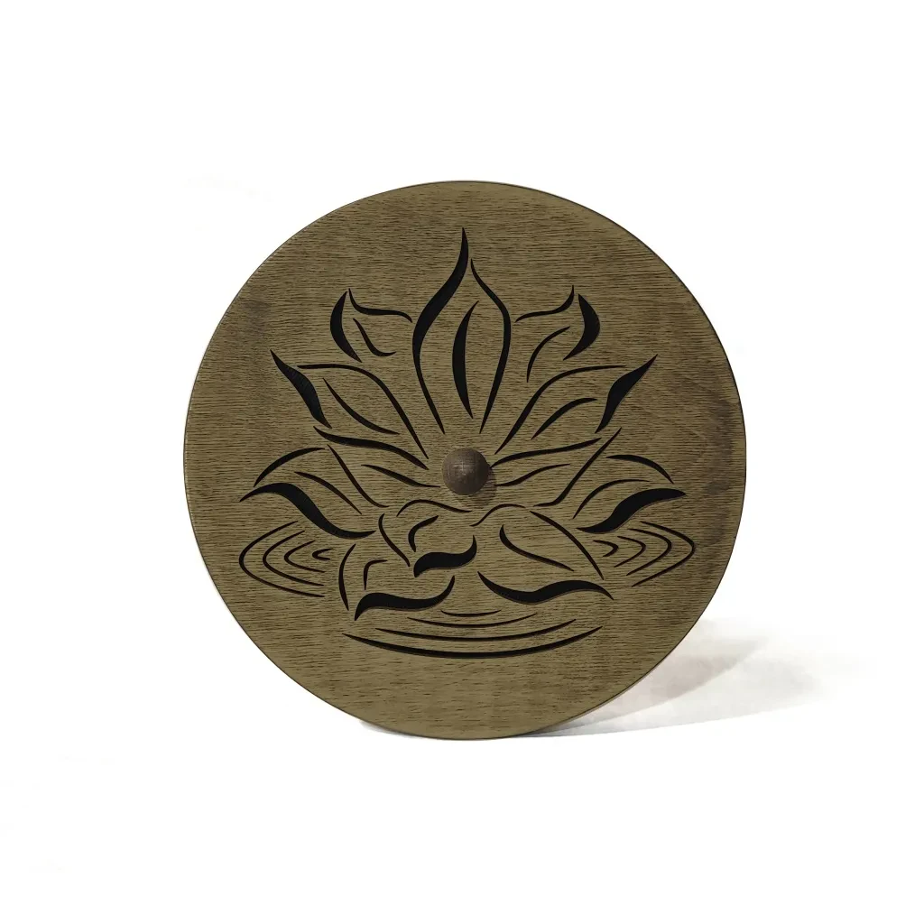 SS-L-25-D Шум ручья "Лотос" 25см, тёмный, Shamanic