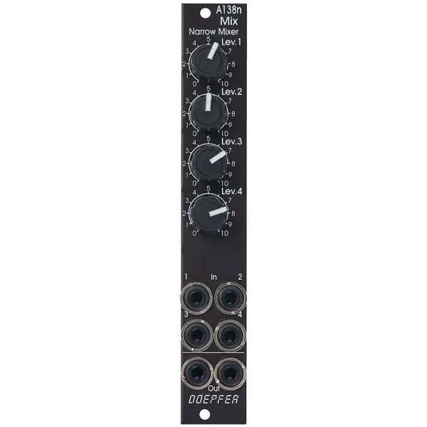Модульный студийный синтезатор Doepfer A-138nV Narrow Mixer Vintage Edition