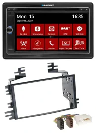 Автомагнитола Blaupunkt 2-DIN Bluetooth DAB USB DVD MP3 для Kia Rio/Rio5/Sportage