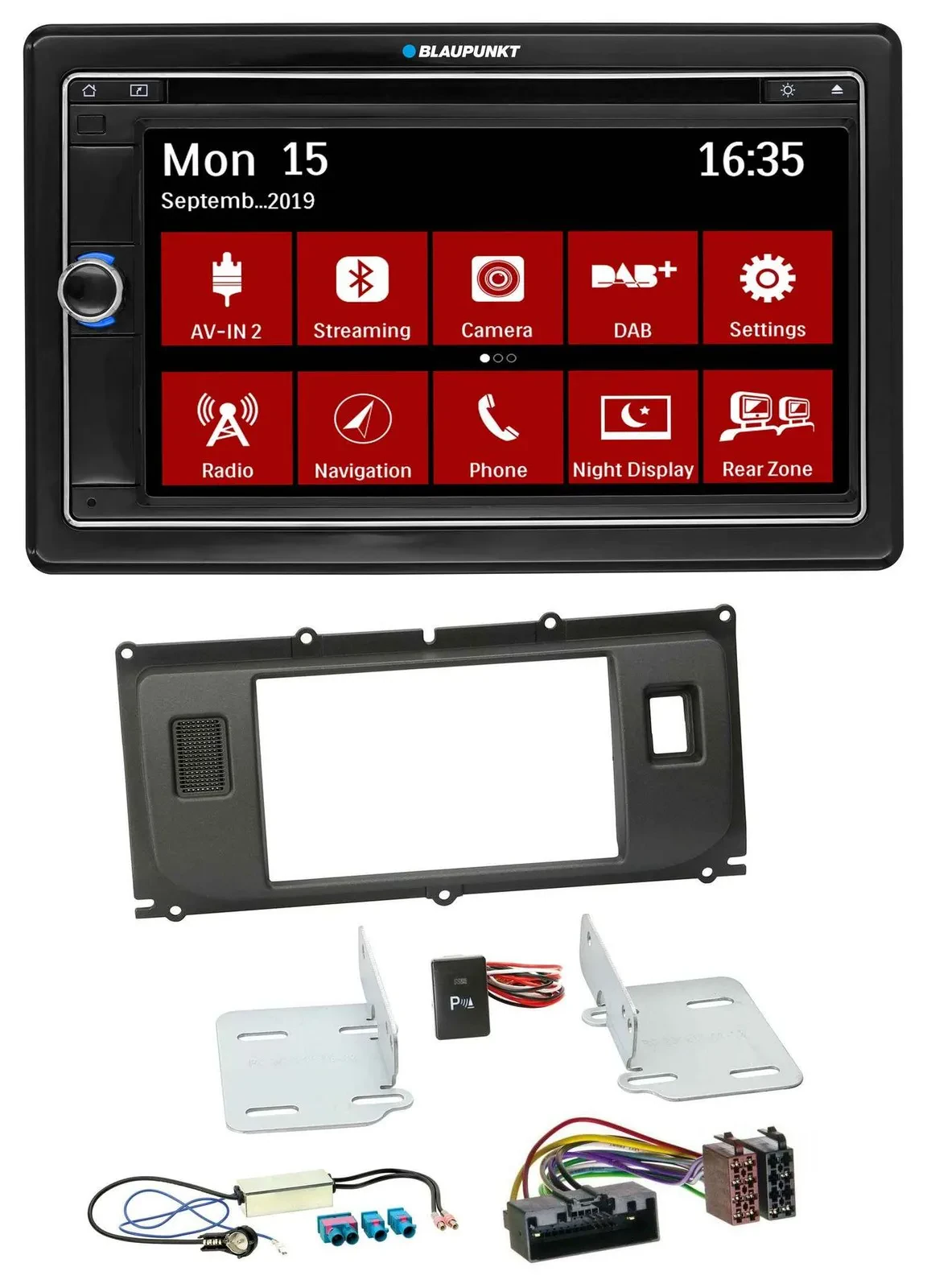 Автомагнитола для Land Rover Evoque (с 2011) Blaupunkt 2DIN, Bluetooth, DAB, USB, DVD, MP3