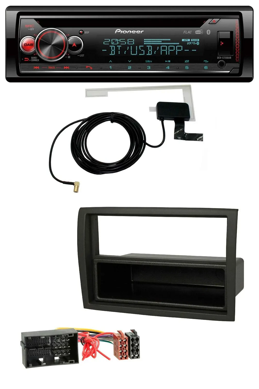 Автомагнитола Pioneer DAB CD MP3 USB Bluetooth для Fiat Ducato/Citroen Jumper/Peugeot