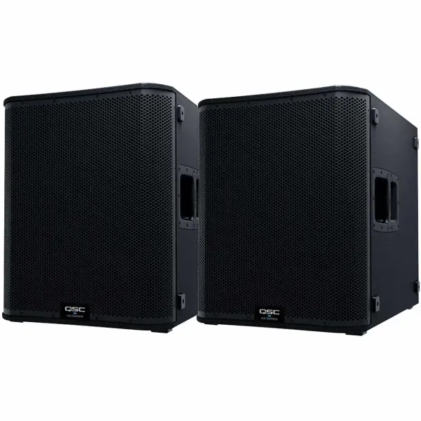 QSC KS118 18" 3600 Watt Active Powered DJ PA Club Subwoofers Subs Pair