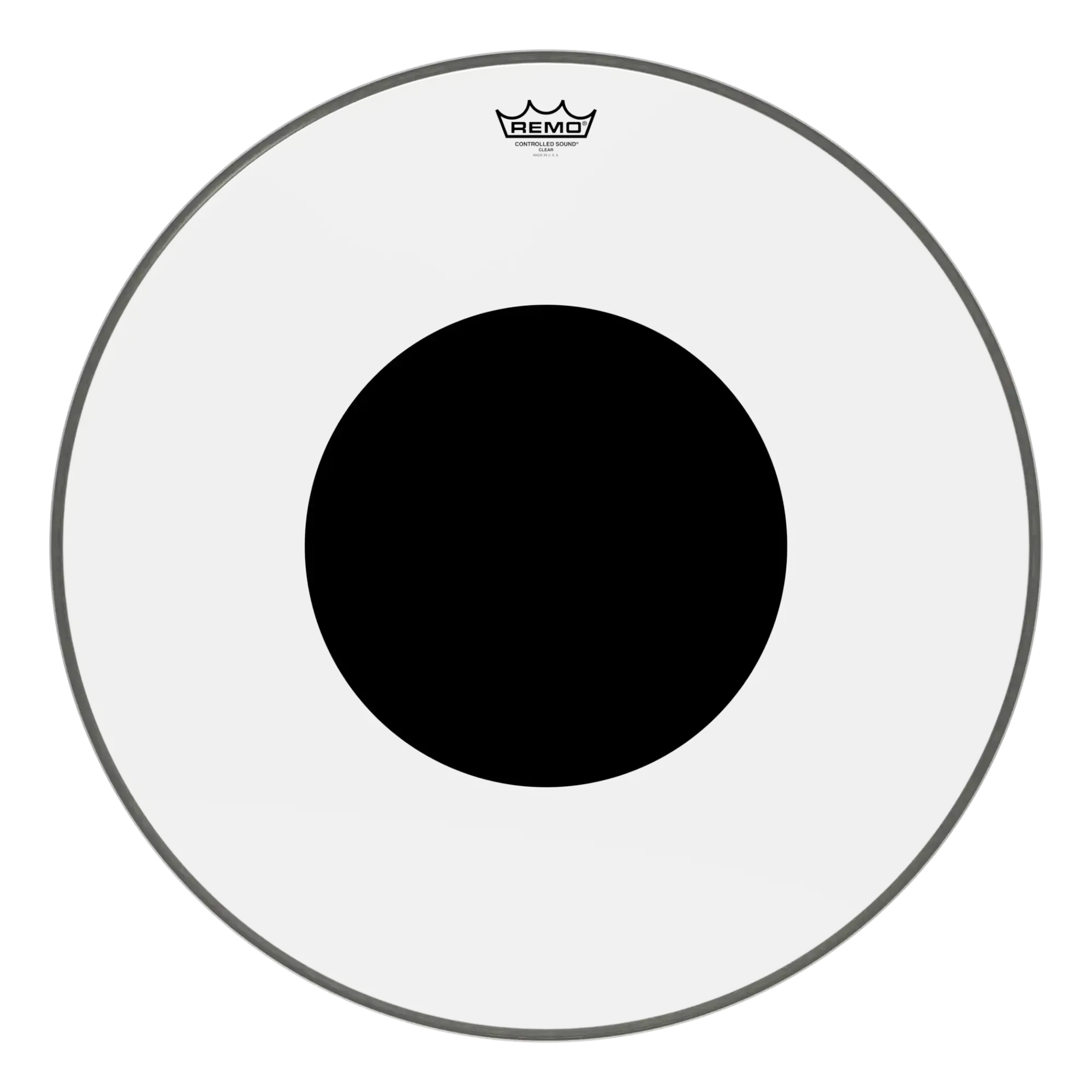 Пластик для барабана Remo 26" Controlled Sound Clear Black Dot