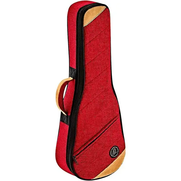 Чехол для укулеле Ortega Ukulele Concert Reinforced Soft Case Red Black