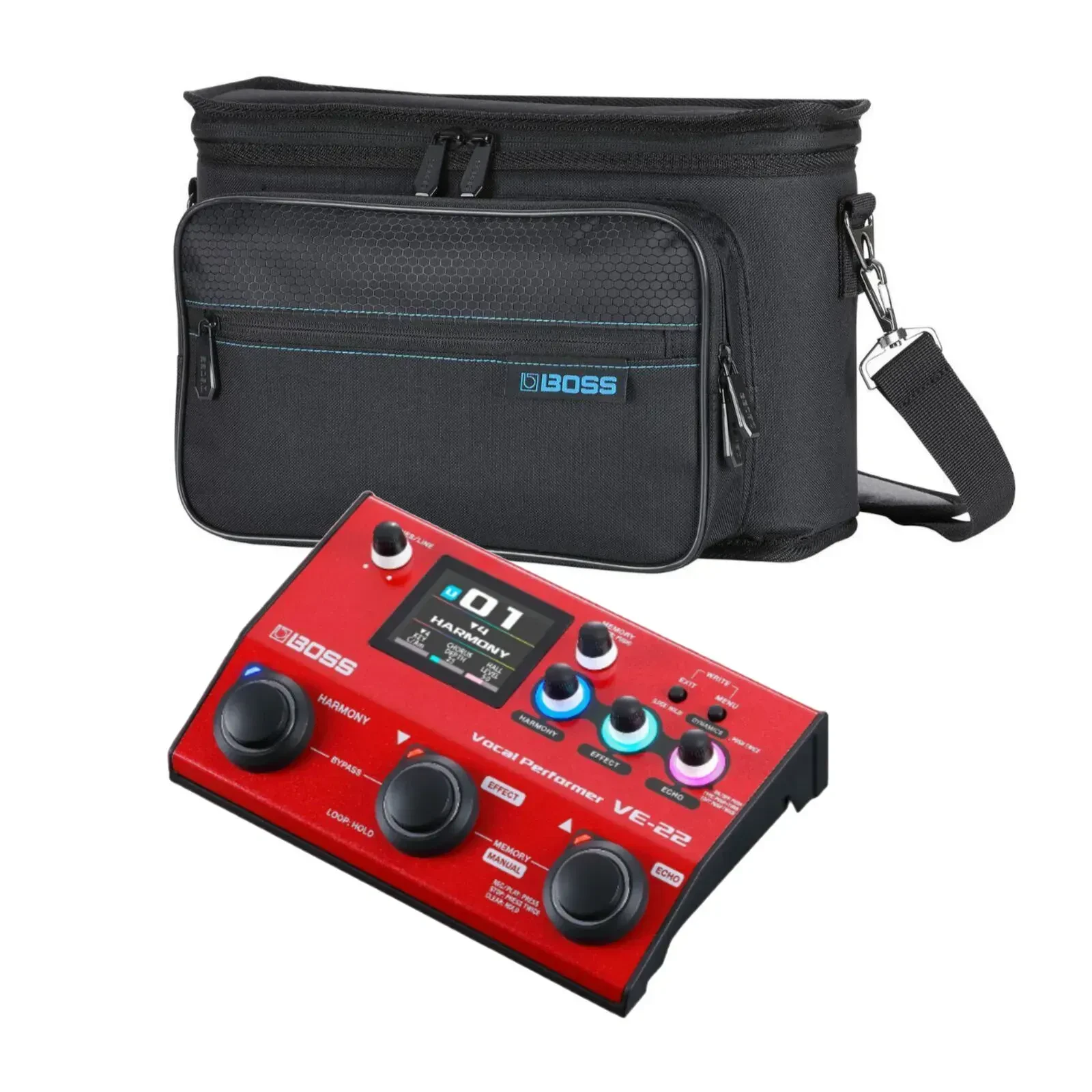 Вокальный процессор BOSS VE-22 Vocal Performer с чехлом