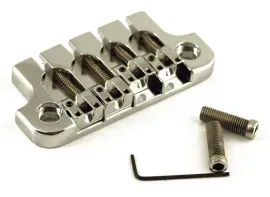Hipshot SuperTone 2-Point Replacement Bridge for 4-String Gibson Bass - CHROME