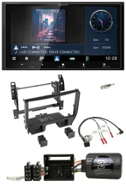 Kenwood Bluetooth 2DIN USB DAB Lenkrad Autoradio für Citroen C3 2010-2014