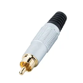 Разъем кабельный RCA Bespeco MRCABKR серебристый