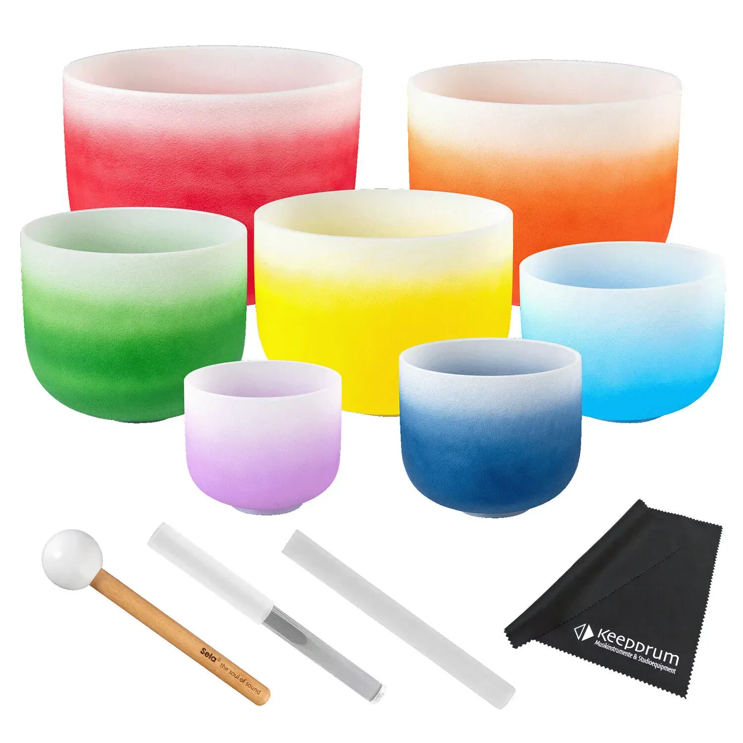 Набор поющих чаш Sela SECCU Set Crystal Chakra 432 Hz