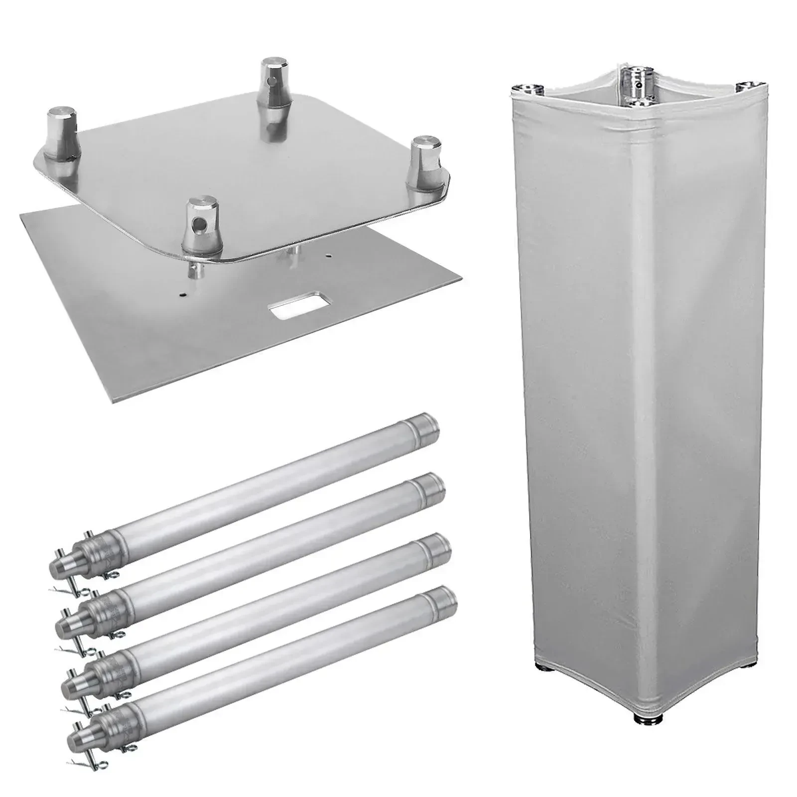 Стойка для световых приборов для DJ Global Truss TUBETOWER308 8.2' алюминий с чехлами (scrims)