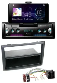 Автомагнитола Pioneer USB MP3 Bluetooth DAB для Renault Megane/Scenic (с 2007), черный