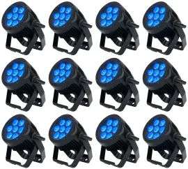 Прибор смены цвета American DJ 7P HEX IP65 RGBAW+UV LED DMX (12 штук)
