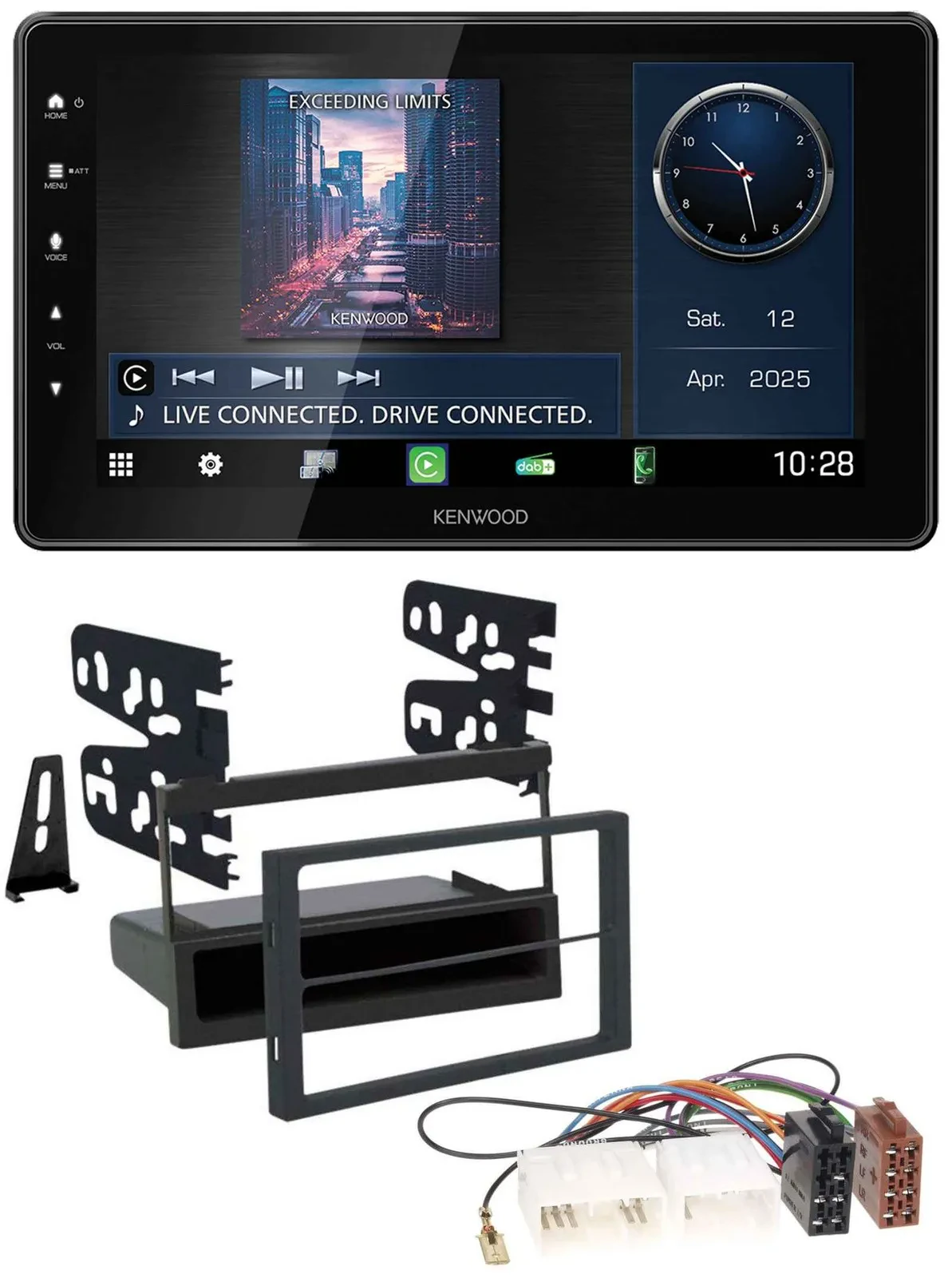 Kenwood MP3 Bluetooth USB DAB Autoradio für Mazda 626 (99-00) / MPV (96-99)