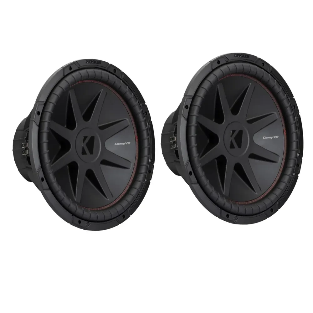 Сабвуфер пассивный Kicker CompVR CVR154 15" двойная звуковая катушка 4 Ом (набор, 2 шт.)