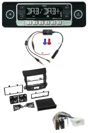 Dietz MP3 DAB Bluetooth USB Autoradio für Citroen C-Crosser Mitsubishi Outlander