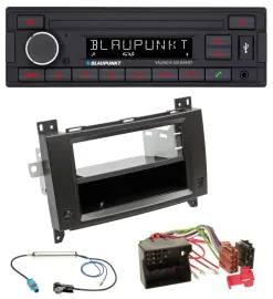 Blaupunkt DAB MP3 Bluetooth USB Autoradio für Mercedes Viano Vito 06-14 schwarz
