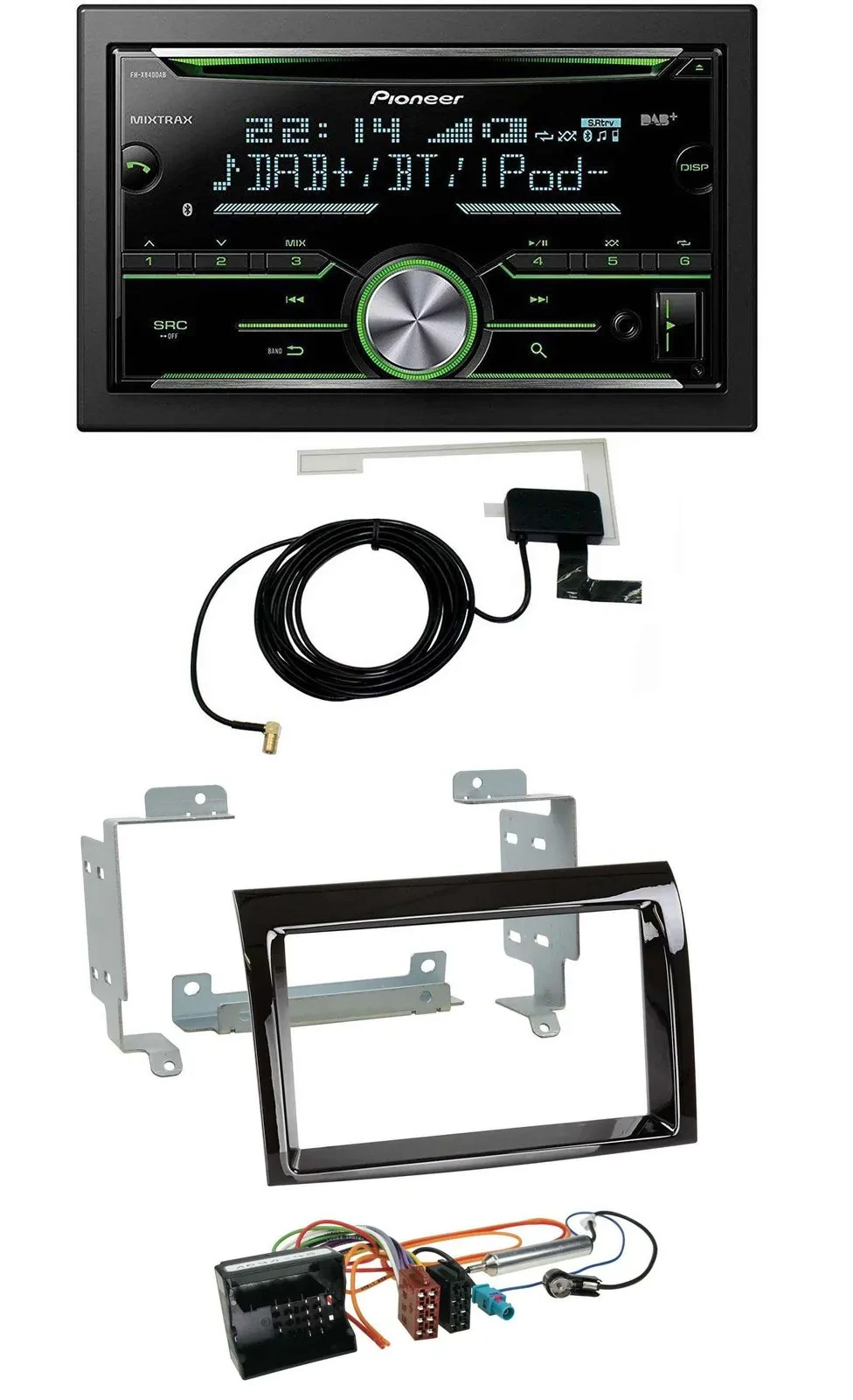 Автомагнитола для Citroen Jumper 2006–2011 Pioneer 2DIN, CD/USB, MP3, Bluetooth, DAB