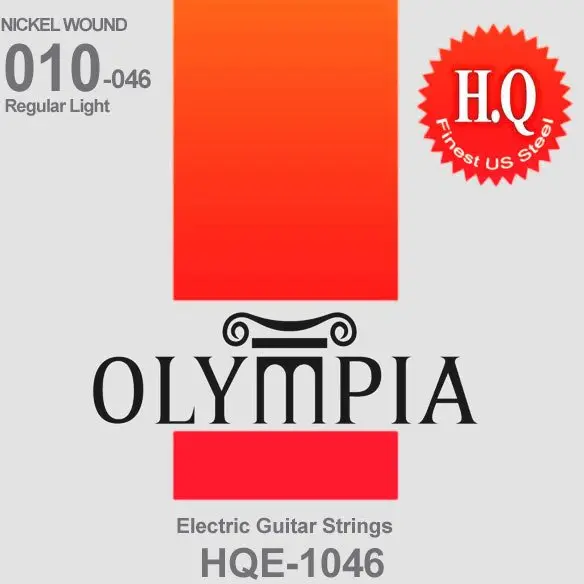 Струны для электрогитары Olympia HQE1046 Nickel Wound 10-46