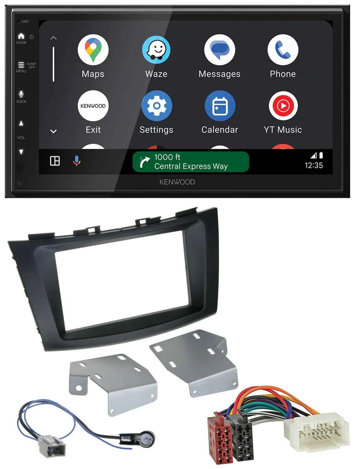 Kenwood DAB Bluetooth USB MP3 2DIN Autoradio für Suzuki Swift (ab 2010)