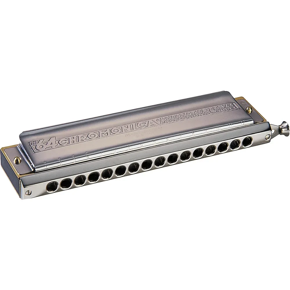 Б/У Хроматическая губная гармошка Hohner The 64 Chromonica 16-отверстная, тональность C