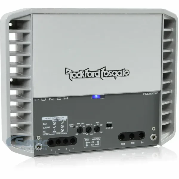 Rockford Fosgate PM300X2 Punch Series Class A/B 2-Channel Marine Amplifier