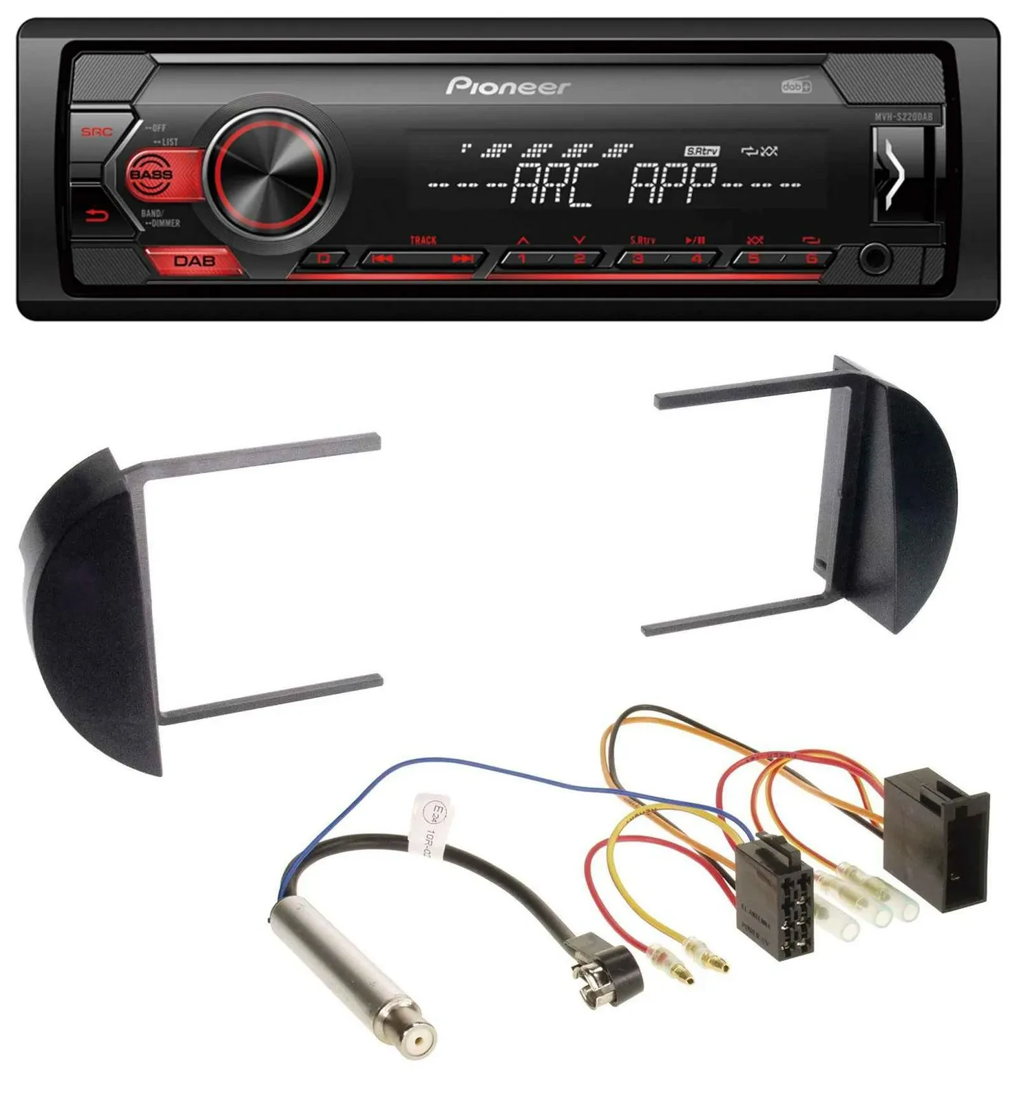 Pioneer DAB 1DIN MP3 AUX USB Autoradio für VW Beetle (1998-2011)