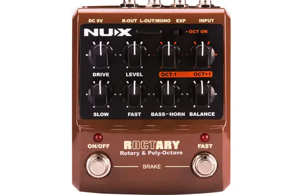 Педаль эффектов для электрогитары Nux Roctary