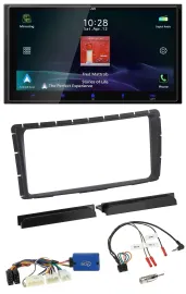 JVC USB Bluetooth 2DIN DAB Lenkrad Autoradio für Toyota Hilux ab 2011 28-Pin