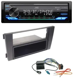JVC Bluetooth DAB USB MP3 Autoradio für Audi A6 01-05 C5 Symphony Quadlock
