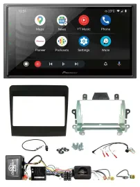 Автомагнитола Pioneer 2-DIN, DAB, Bluetooth, USB для Porsche 911 (2011–2017), MOST