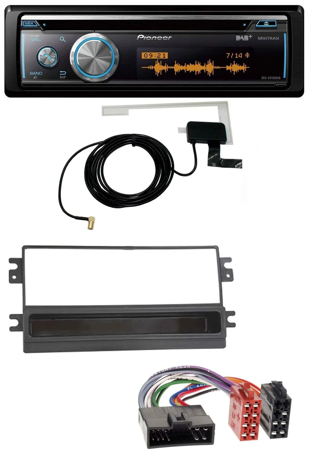 Автомагнитола для Kia Pioneer CD/MP3, USB, Bluetooth, DAB