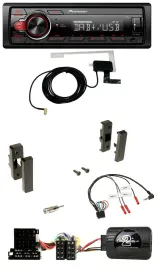 Pioneer 1DIN MP3 DAB USB Lenkrad Autoradio für Audi A3 8L 1996-2000