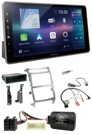 Pioneer Bluetooth USB DAB Lenkrad Autoradio für Hyundai IX55 2009-2012 silber