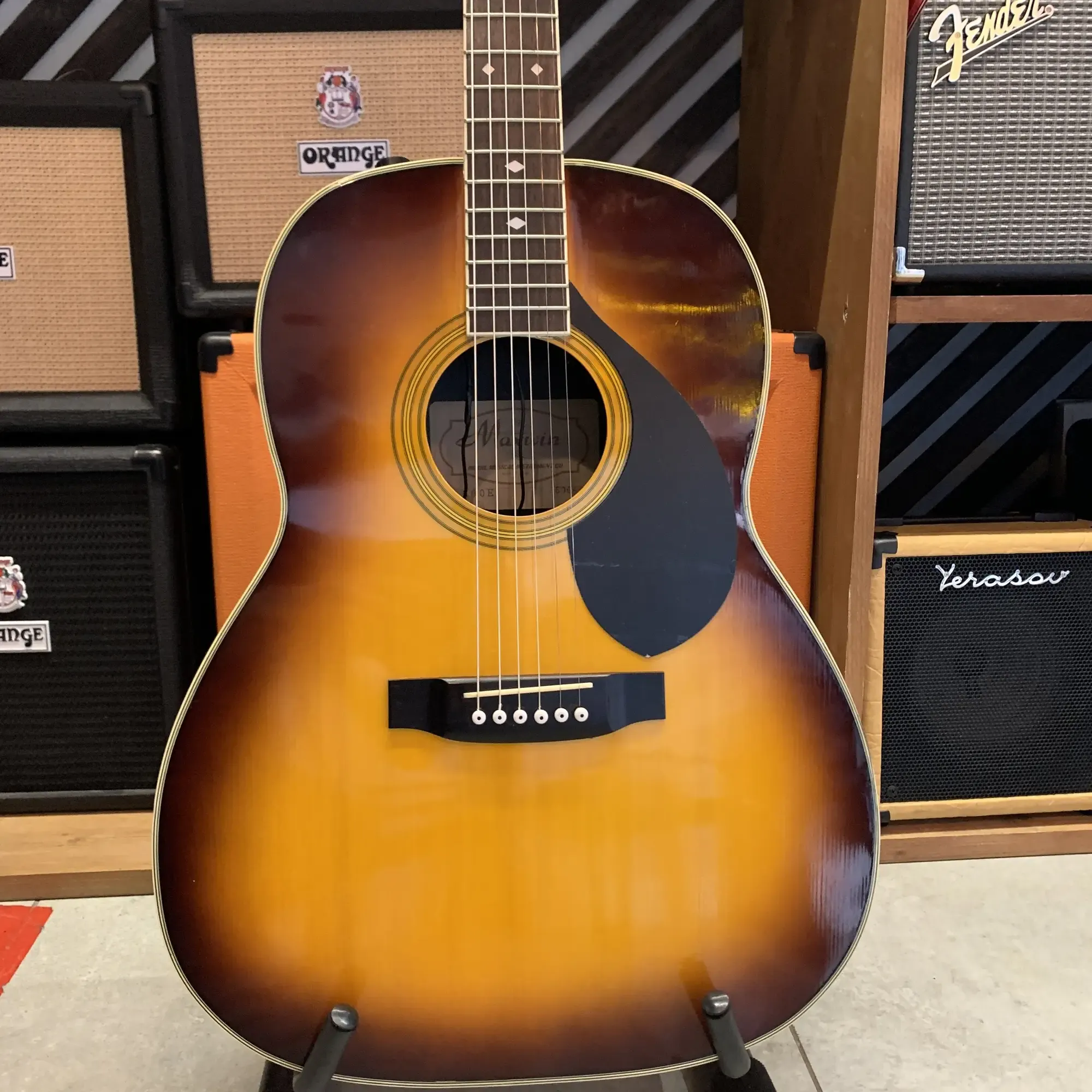 Электроакустическая гитара Pearl Maxwin 200E Natural w/case Japan 1990s